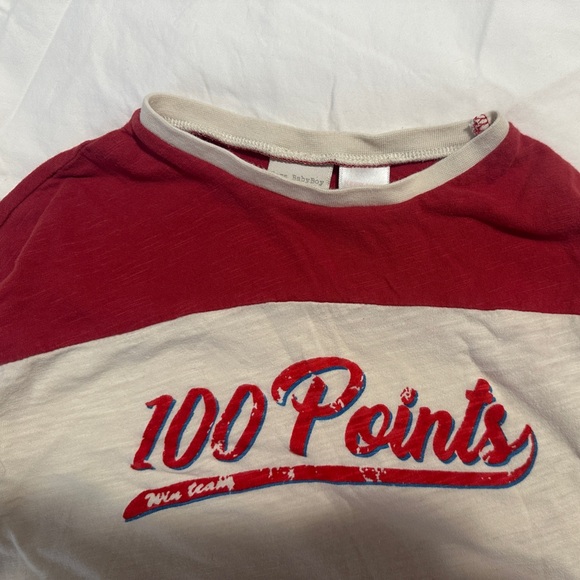 Zara Toddler Baseball Inspired Long Sleeve T-shirt Size 2/3 - Picture 3 of 5